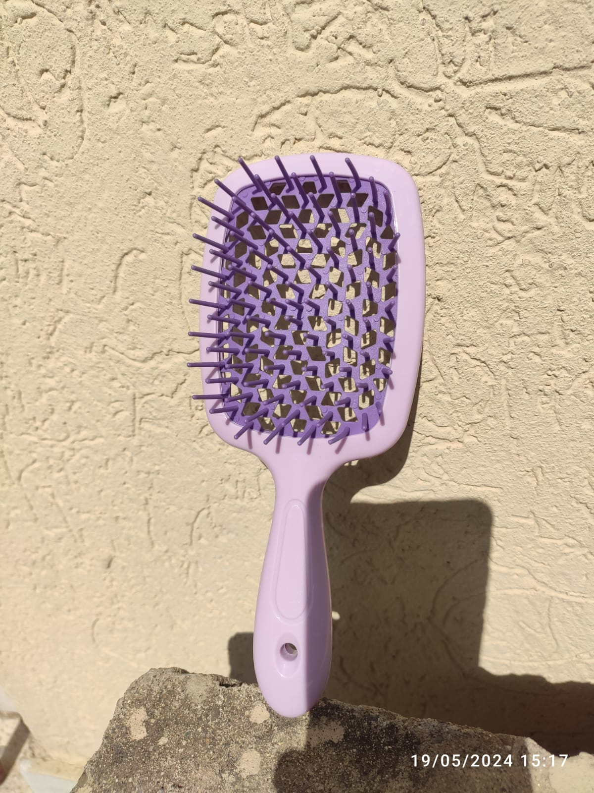 Hairdressing Hair Smoothing Honeycomb Curved Cutout Hair Brush